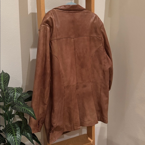 Scully Western Men's Long Size 50 Leather Jacket - Picture 6 of 13